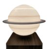 Stolní lampa levitující Saturn